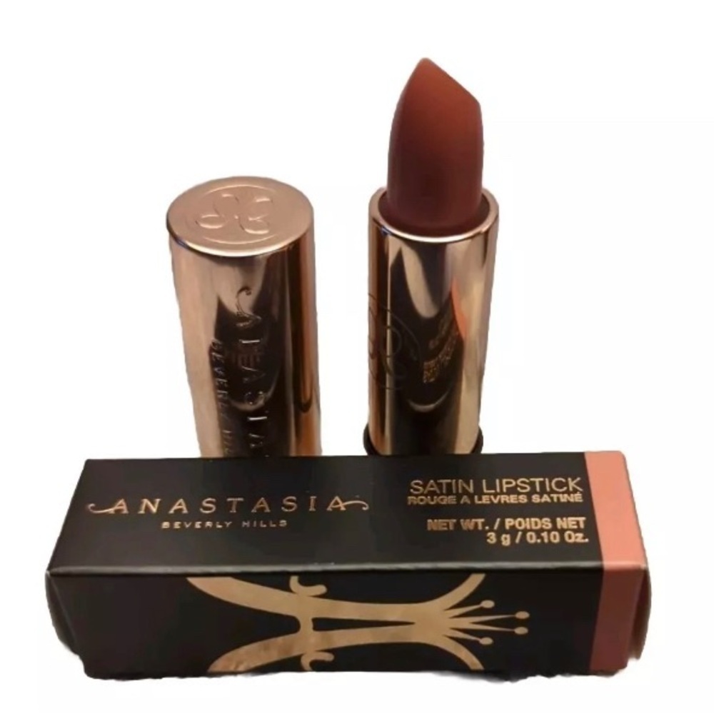 Anastasia Beverly Hills SOFT BROWN Satin Lipstick 3g‎ ABH Full Size New